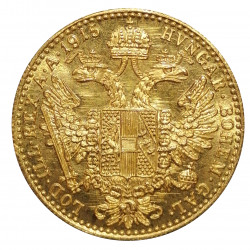 1915 investičný dukát, František Jozef I., 3,49 g, Au 986/1000, novorazba, Viedeň, Rakúsko (18)