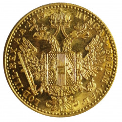 1915 investičný dukát, František Jozef I., 3,49 g, Au 986/1000, novorazba, Viedeň, Rakúsko (22)