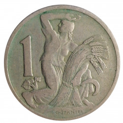 1 koruna 1922, O. Španiel, Československo (1918 - 1939)