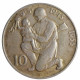 10 Kčs 1955, 10. výročie oslobodenia, F. David, Československo (1953 - 1960)