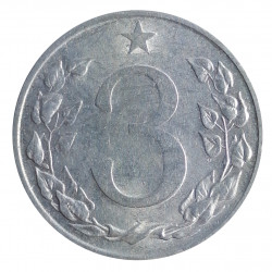 1954 - 3 halier, Československo 1953 - 1960