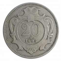 20 halier 1895 b.z., František Jozef I., Rakúsko - Uhorsko