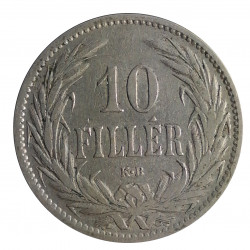 10 fillér, 1894 K.B., František Jozef I., Rakúsko - Uhorsko