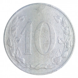 10 halier 1955, Československo 1953 - 1960