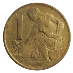 1 koruna, 1959, Československo 1953 - 1960