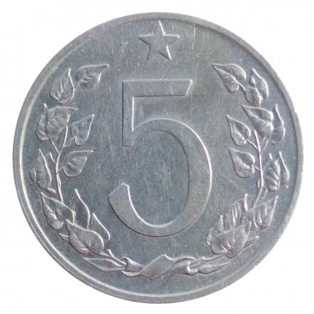 1953 - 5 halier, Československo 1953 - 1960