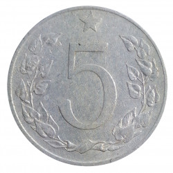 1954 - 5 halier, Československo 1953 - 1960