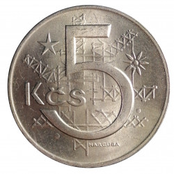 5 koruna 1970, Československo 1960 - 1990