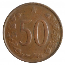 50 halier, 1965, Československo 1960 - 1990