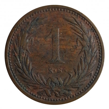 1 fillér, 1894, K.B., František Jozef I., Rakúsko - Uhorsko