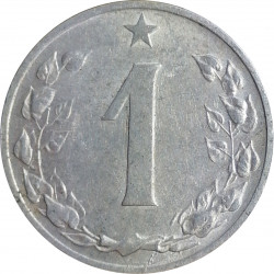 1954 - 1 halier, Československo 1953 - 1960