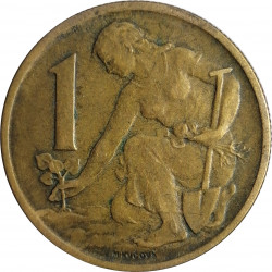 1 koruna 1965, Československo 1960 - 1990