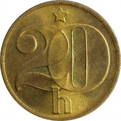20 halier 1973, Československo 1960 - 1990