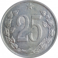 25 halier 1963, Československo 1960 - 1990