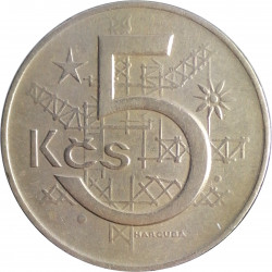 5 koruna 1966, Československo 1960 - 1990