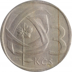 3 koruna 1968, Československo 1960 - 1990
