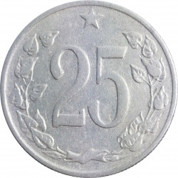 25 halier 1964, Československo 1960 - 1990