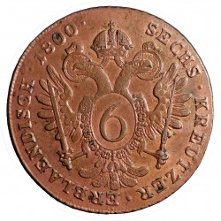 6 Kr 1800 S, Smolník, František II., Rakúsko - Uhorsko