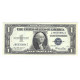 1 dollar 1935 E, R13302518H, SILVER CERTIFICATE, George Washington, modrá pečať, USA, VF
