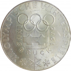 100 Schilling 1976, XII. Olympische Winterspiele - Innsbruck, Rakúsko