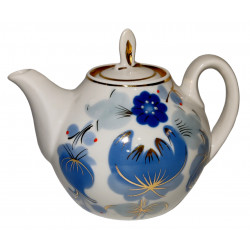 Čajníček s motívom kvetov, Gorodnitsa, ZSSR