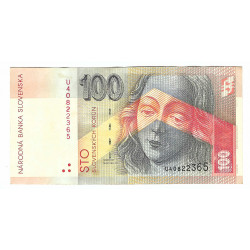 100 Sk 2001 U, 40822365, Madona Majstra Pavla, Slovenská republika, VG