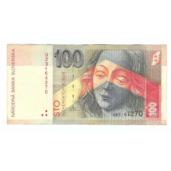 100 Sk 2001 U, 23164270, Madona Majstra Pavla, Slovenská republika, VG