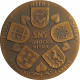 10. výročie vzniku SNS v Nitre, 1982, I. C. Fodor, tombak patinovaný, etue, AE medaila