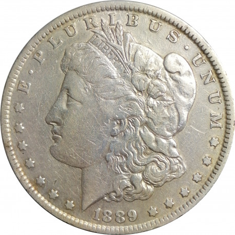 1889 O - Morgan Dollar, Ag 900/1000, 26,59 g, New Orleans, USA
