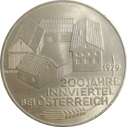 100 Schilling 1979, 200th Anniversary - Inn District, Ag, Rakúsko