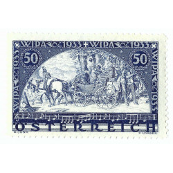 555 A - 1933, Internationale Postwertzeichen-Ausstellung WIPA, svetlá, **, Rakúsko