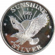 1985 Sunshine Mining, 1 OZ. fine silver, 999/1000, investičná minca, PROOF, striebro, USA (14)