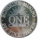 1986 Sunshine Mining, 1 OZ. fine silver, 999/1000, investičná minca, BK, striebro, USA (21)