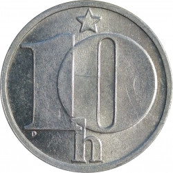 10 halier 1979, Československo 1960 - 1990