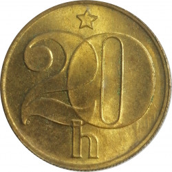 20 halier 1976, Československo 1960 - 1990