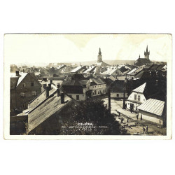 1930 - Polička, čiernobiela fotopohľadnica, Československo