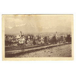 Kežmarok, Vysoké Tatry, hnedobiela pohľadnica, Rakúsko Uhorsko