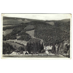 1936 - Alpy, čiernobiela fotopohľadnica, Rakúsko