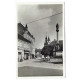 1940 - Tišnov, Dolné námestie, čiernobiela fotopohľadnica, Protektorát Čechy a Morava
