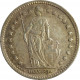 1 franc 1944 B, Ag 825/1000, 5,00 g, Bern, Švajčiarsko