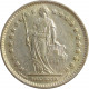1 franc 1959 B, Ag 825/1000, 5,00 g, Bern, Švajčiarsko