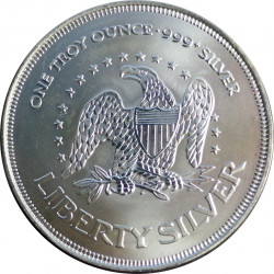 Liberty Silver, 1 OZ. pure silver, 999/1000, investičná minca, striebro, USA (11)