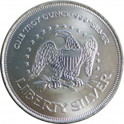 Liberty Silver, 1 OZ. pure silver, 999/1000, investičná minca, striebro, USA (14)