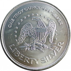 Liberty Silver, 1 OZ. pure silver, 999/1000, investičná minca, striebro, USA (16)