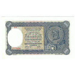 100 Ks 1940, L 4, I. Emisia, SPECIMEN, Slovenský štát, aUNC