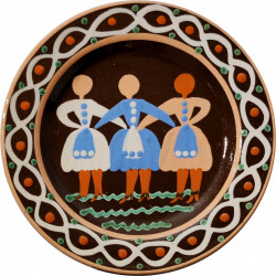 Tanier s dievčatami, pozdišovská keramika (2)