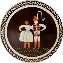 Tanier pár so žltou tanečnicou, Pozdišovská keramika, Československo