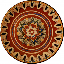 Plytký tanier, Trojanská keramika, Bulharsko