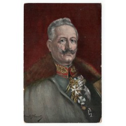 Wilhelm II., 1918, pohľadnica, Rakúsko Uhorsko / Nemecko