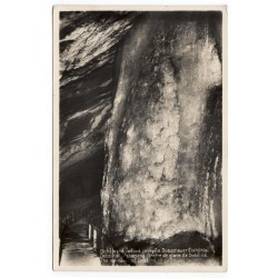 Dobšinská ľadová jaskyňa, Vianočný strom, 1933, pohľadnica, Československo
